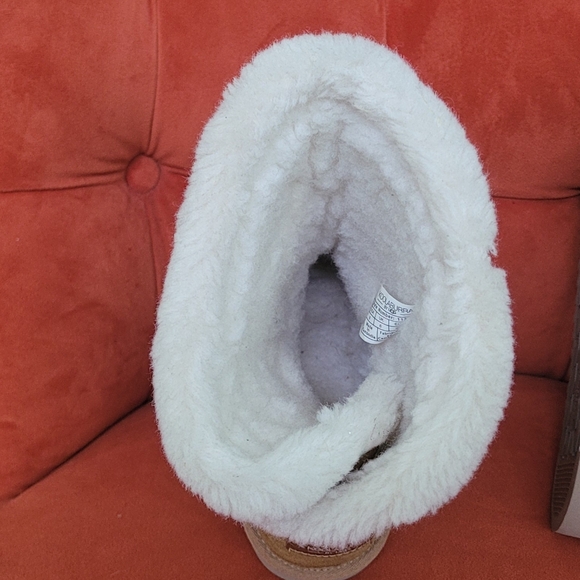 Koolaburra By Ugg Alamie Mid-calf Pull-on Boots- Chestnut Size 8 - Picture 7 of 10